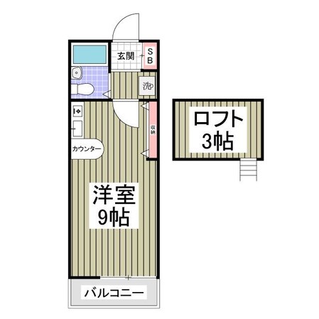 カーザソフィアの物件間取画像